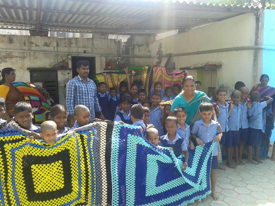 World's largest crochet blanket made by thousands of women in India