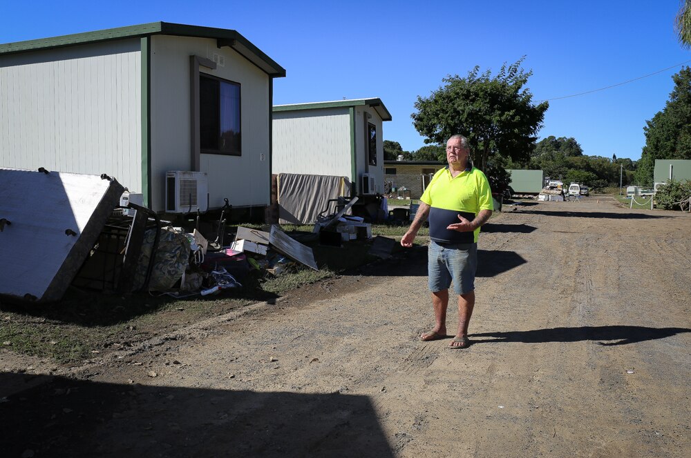 Flooded caravan park owner facing ruin after resident's death ABC News