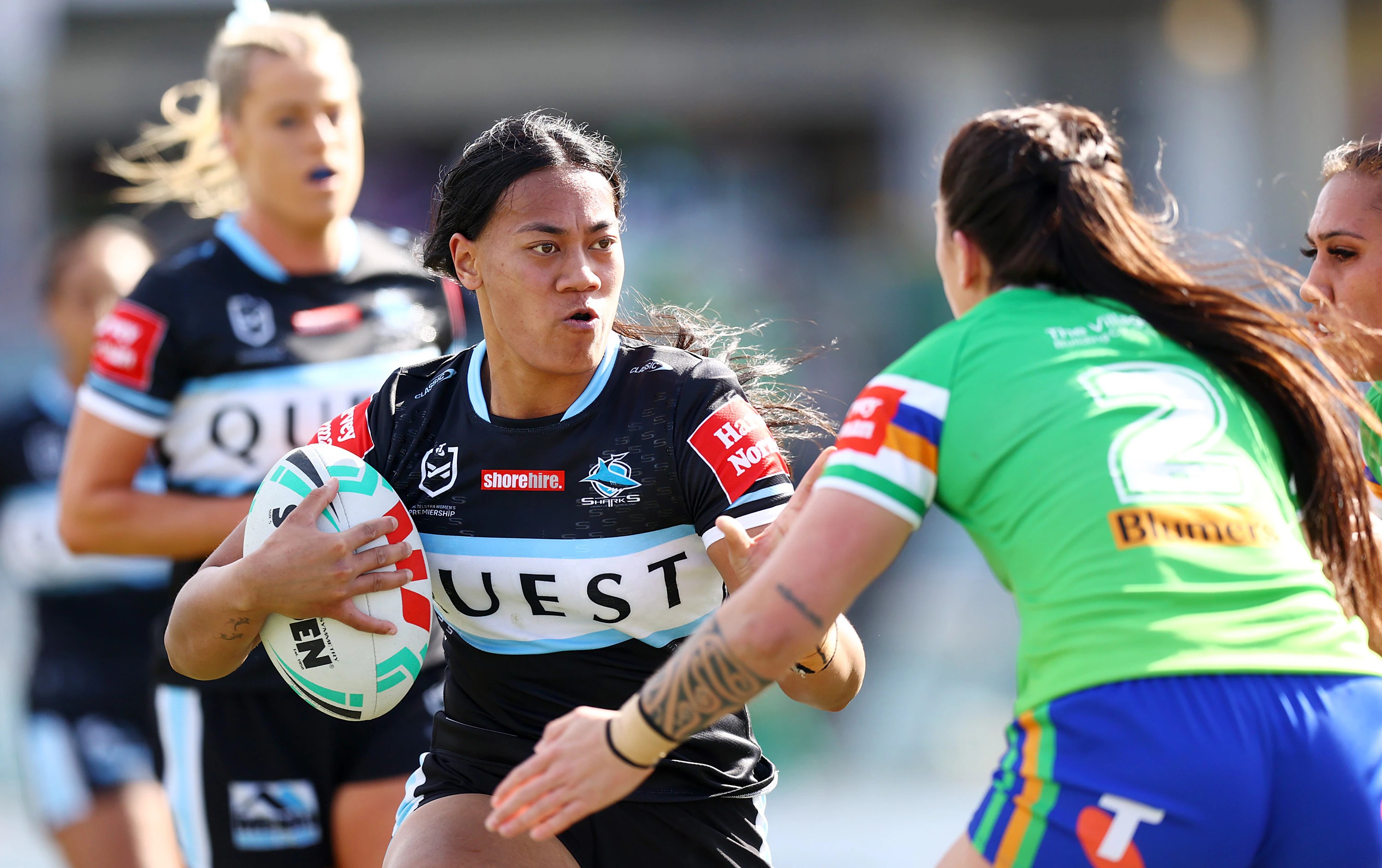 Cronulla’s Annessa Biddle ready for bumper NRLW grand final battle with Roosters star Isabelle Kelly