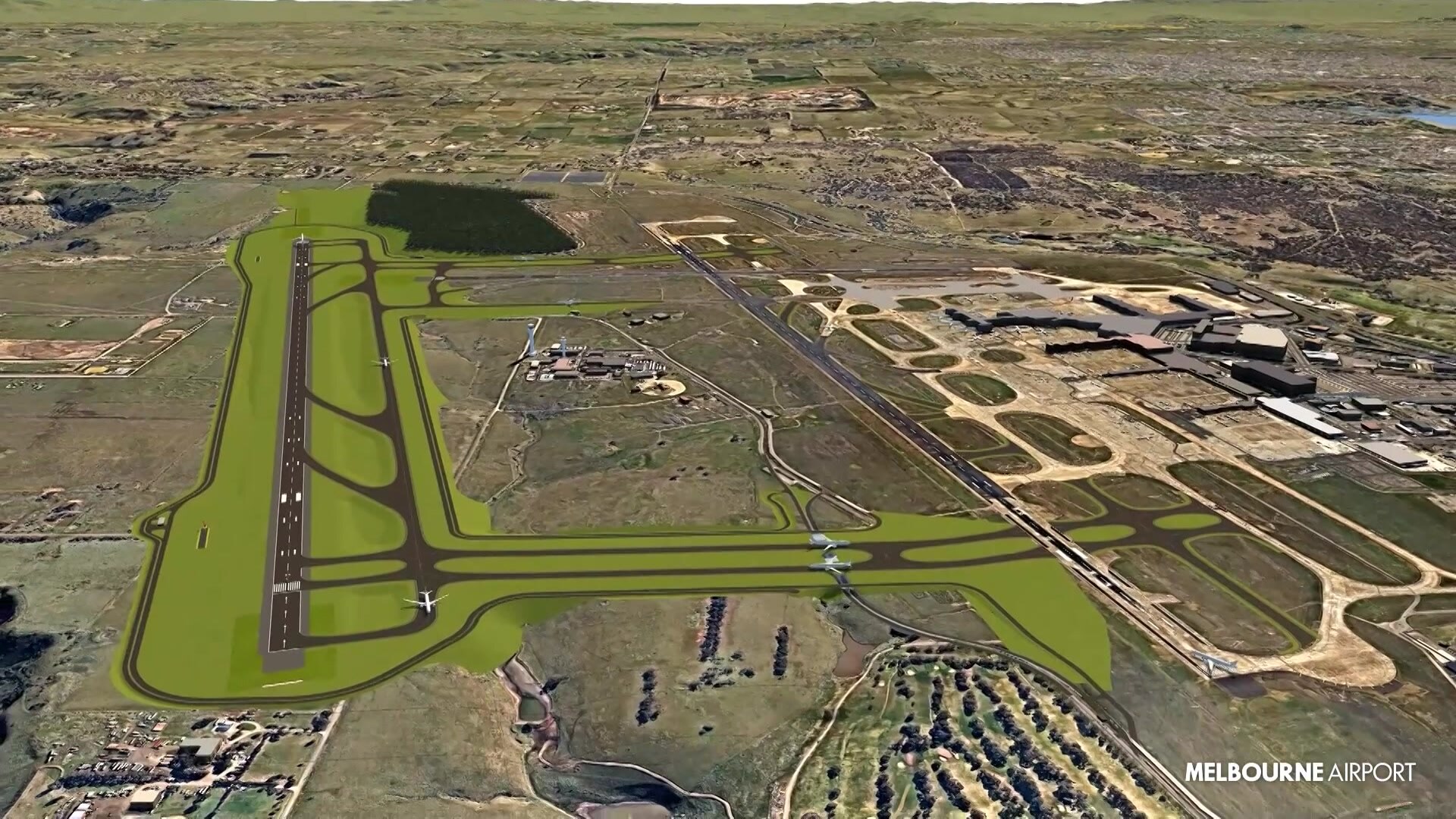 Melbourne Airport's plan to build a third runway will change flight