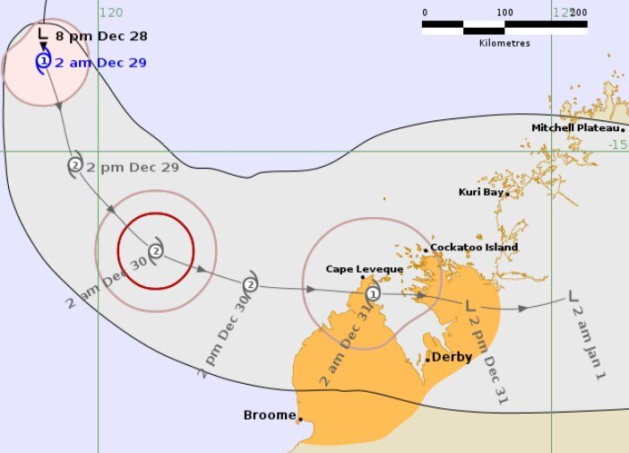 Tropical Cyclone Hayley Bears Down on Western Australia Coast