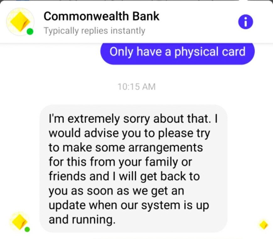 Commonwealth Bank outage leaves customers unable to access money, use