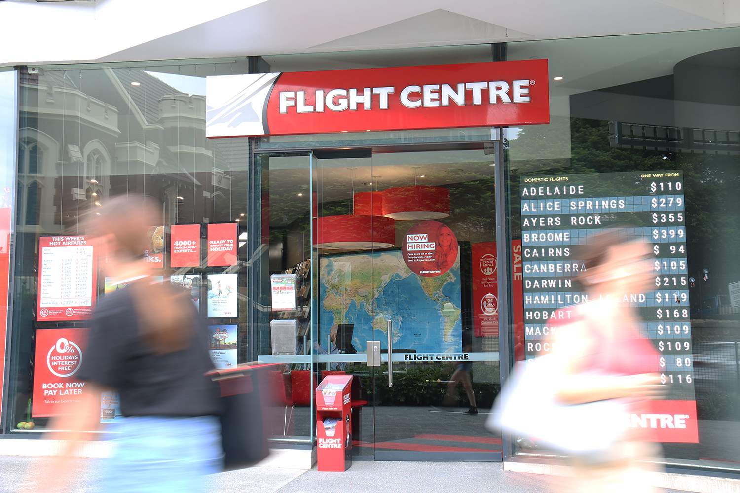 Flight Centre in court for alleged underpayment of staff through