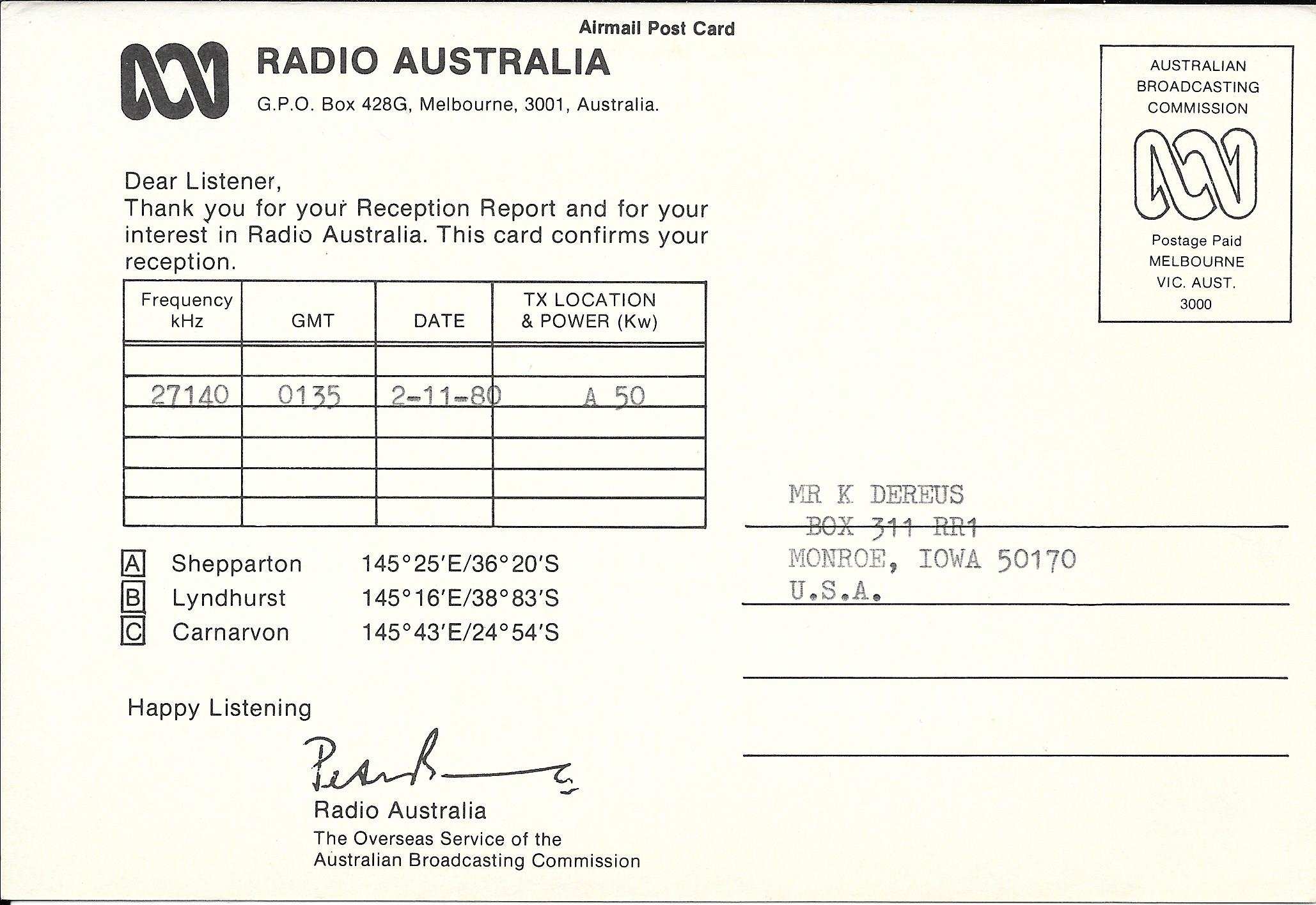 Saying goodbye to Radio Australia on the shortwave after 37 years ABC