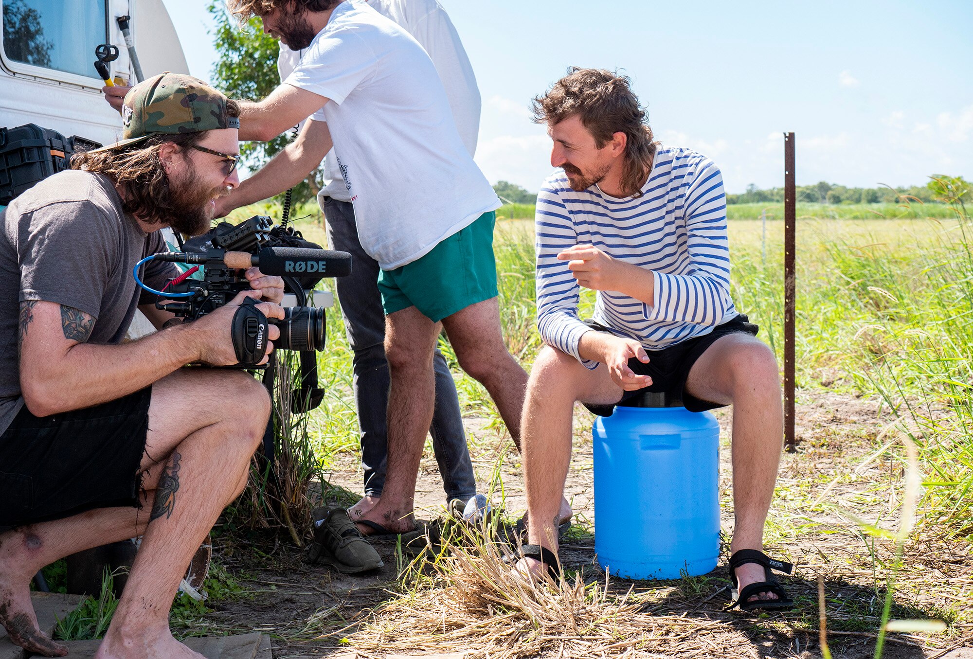 Bundaberg in focus as indie filmmaker gets hooked on filming Flathead