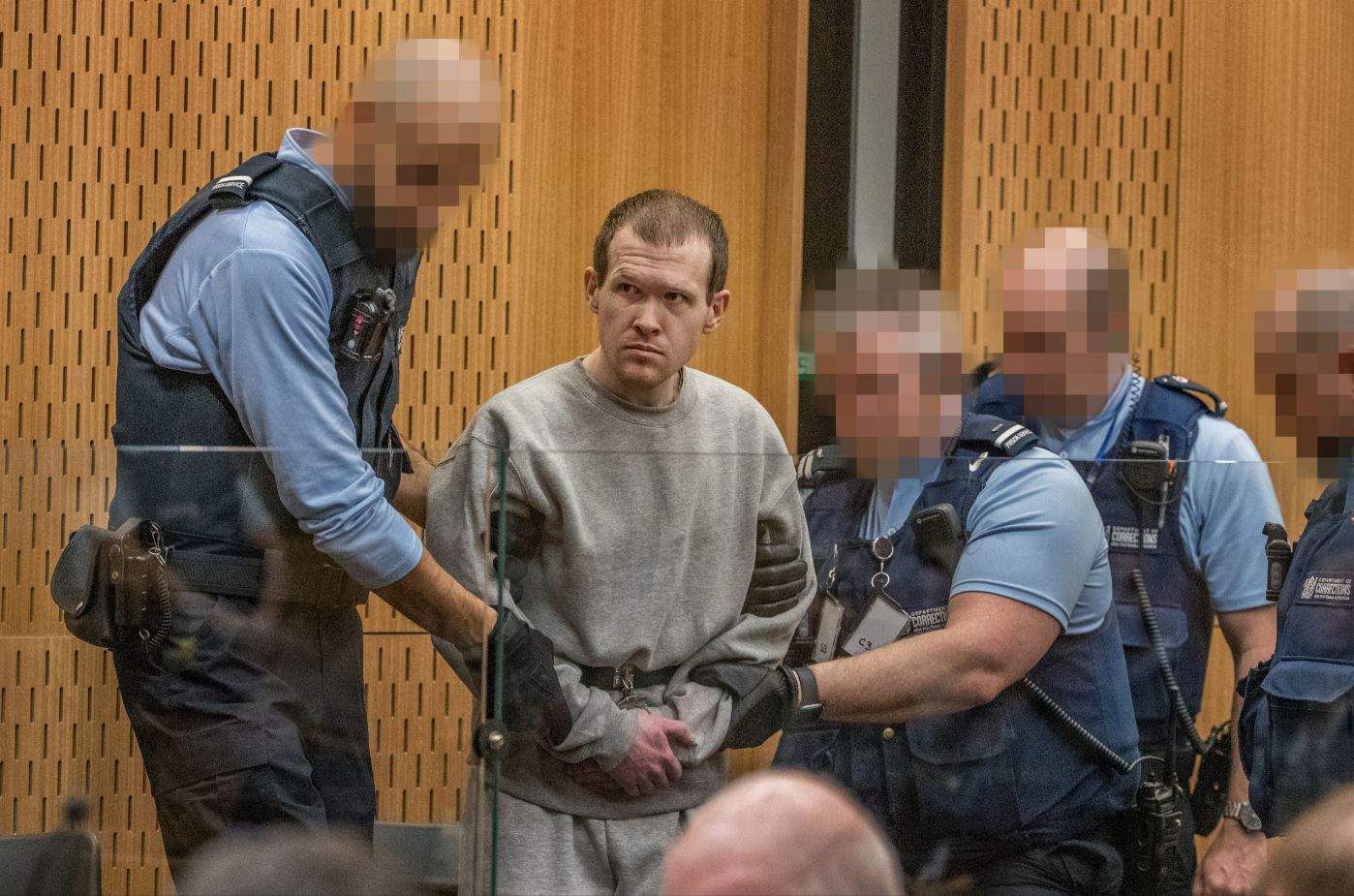 Christchurch mosque survivors and families stare down gunman Brenton