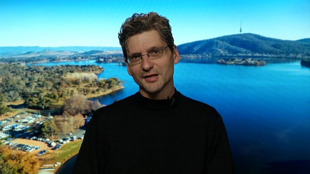Dr Christian Wolf explains how looking at the black hole is looking