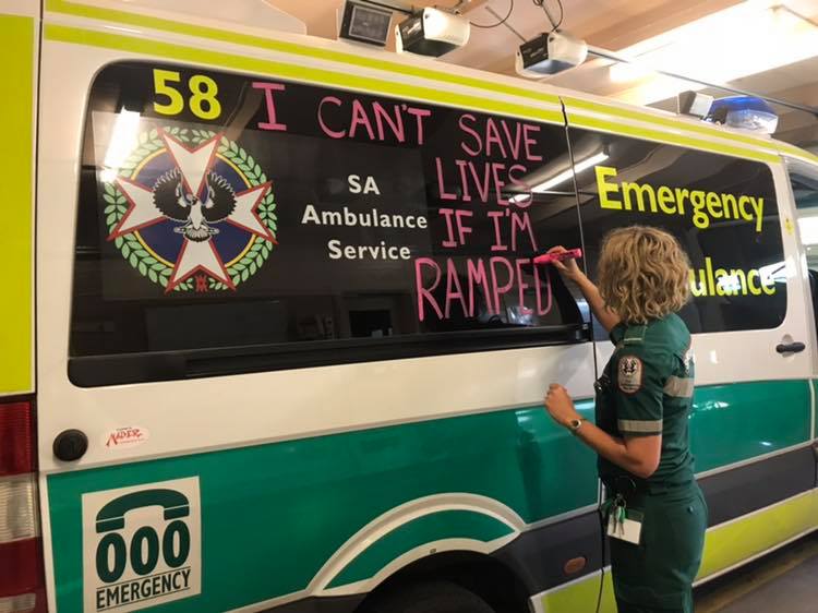 South Australian Paramedics Ordered To Stop 'Defacing' Ambulances With Chalk Messages - Abc News