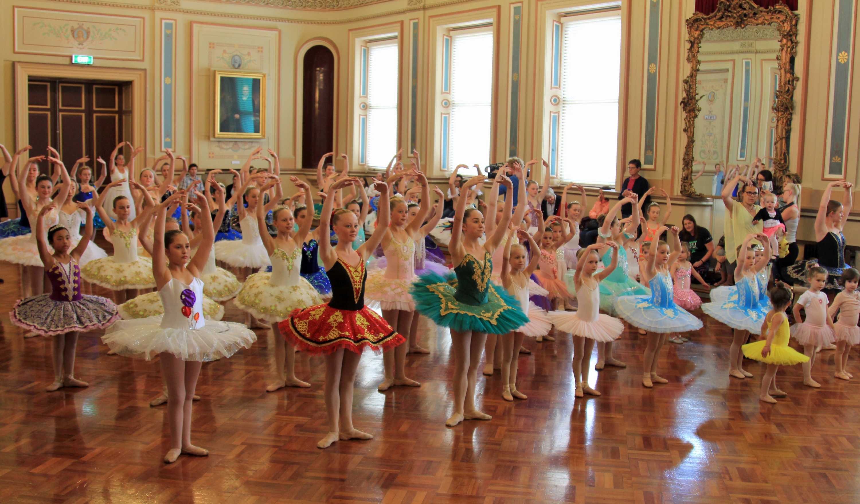 World Tutu Day marked by ballet dancers of all ages at Hobart Town Hall