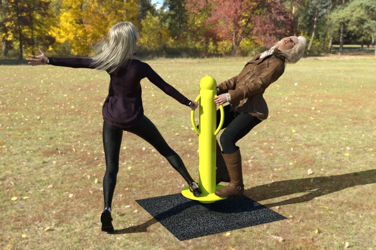 Playground Roundabout Spinner