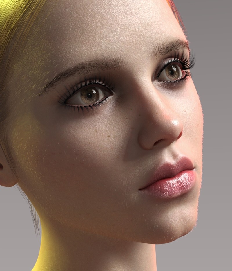 Free Vellus Hair for Genesis 9