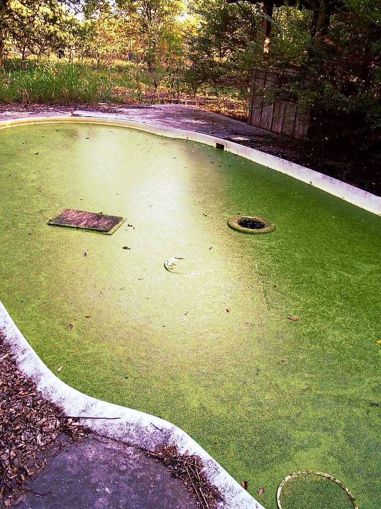 Toxic pool The water really was this green (greener even..… Flickr