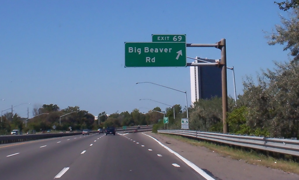 Big Beaver Rd... Exit 69 best freeway exit sign evar! Flickr