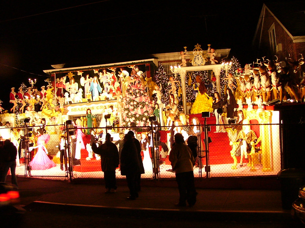 The Christmas House, Bronx, NY Everything in the front yar… Flickr