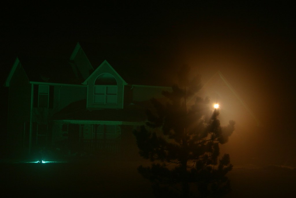 Night House in the Fog Was hoping to take pictures of star… Flickr