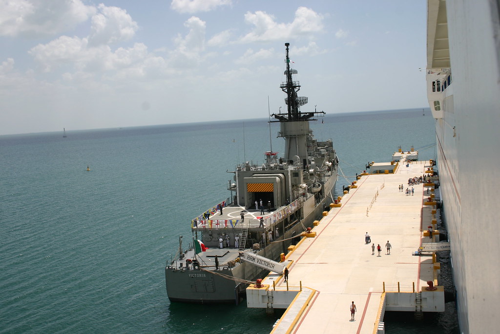 ARM Victoria A ship of the Mexican Navy was docked at the … Flickr