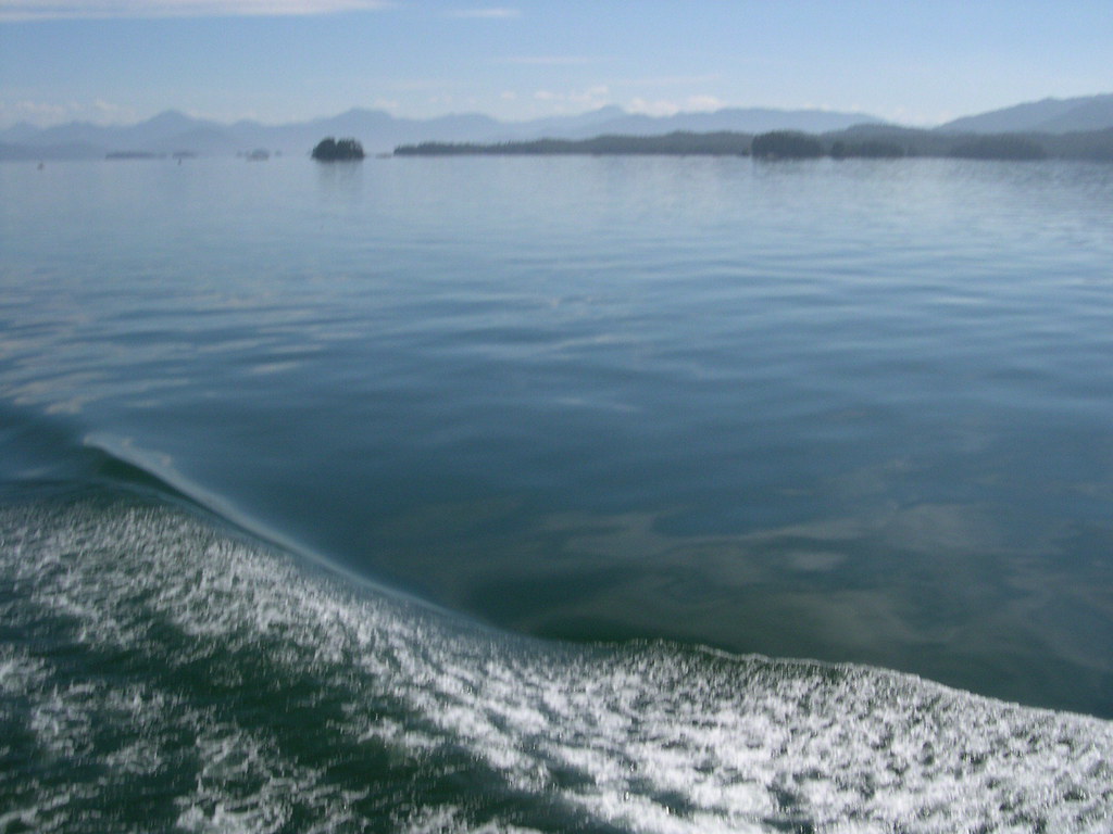 Hecate Strait the first glimpse of the queen charlotte isl