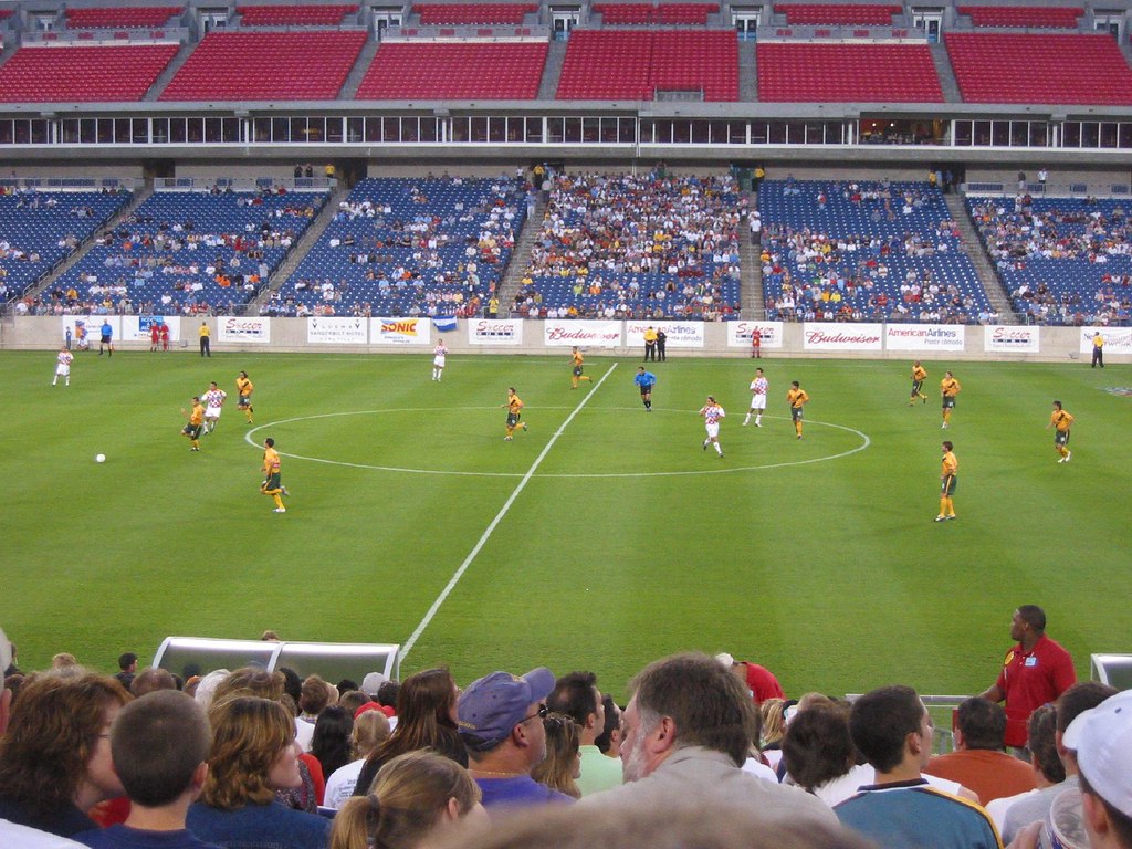 We're underway The first big time soccer game in Nashville… Flickr