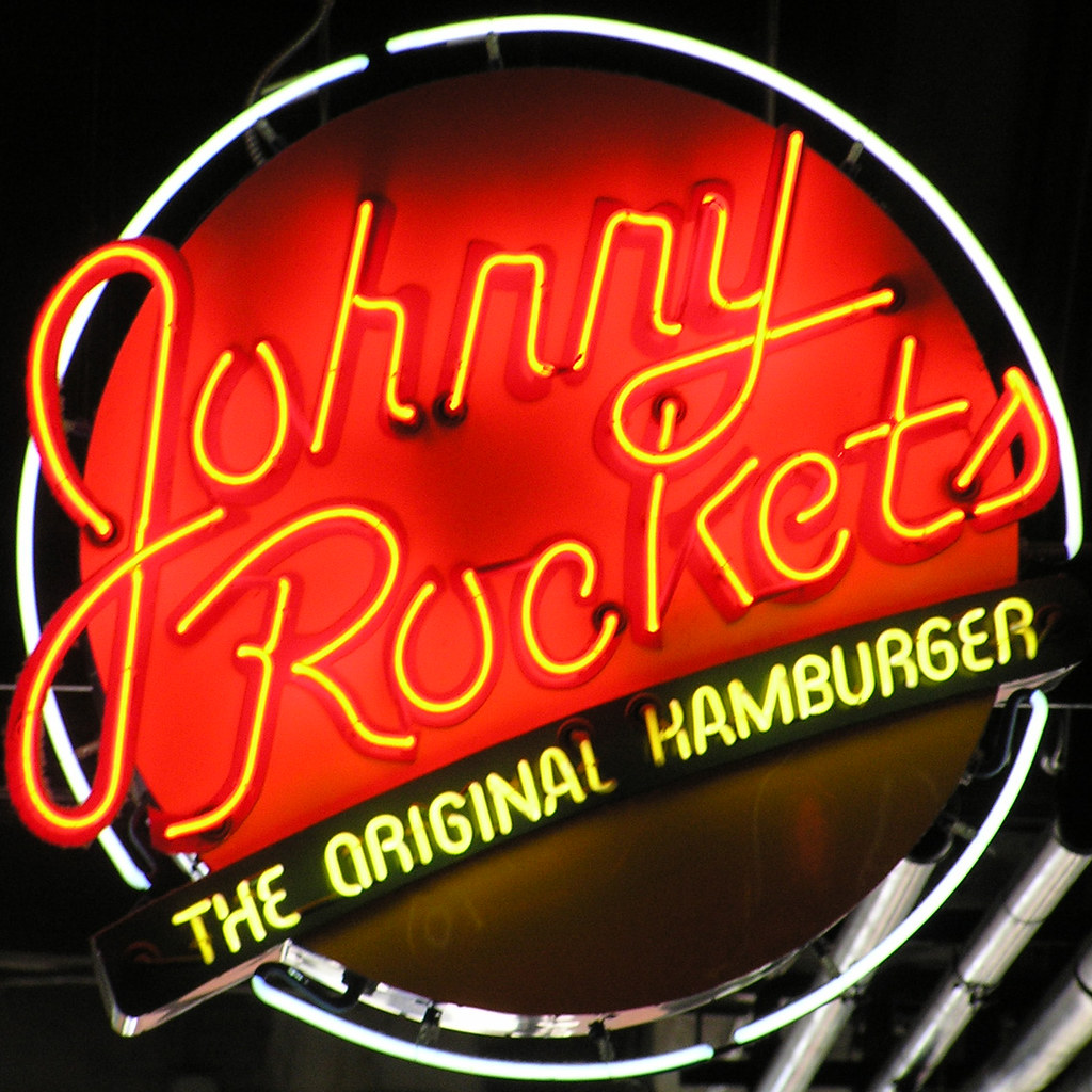 sign johnny rockets Underground Atlanta, Atlanta, Flickr