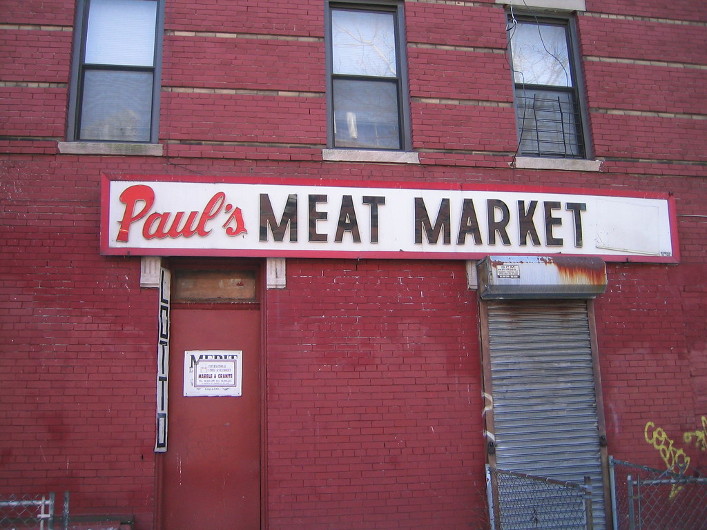Paul's Meat Market I am fascinated with old signs. This pl… Flickr