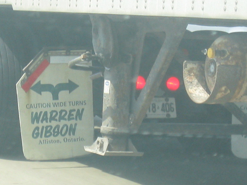 Mudflap Both Way Turn Warning Here's the "Mudflap Variatio… Flickr