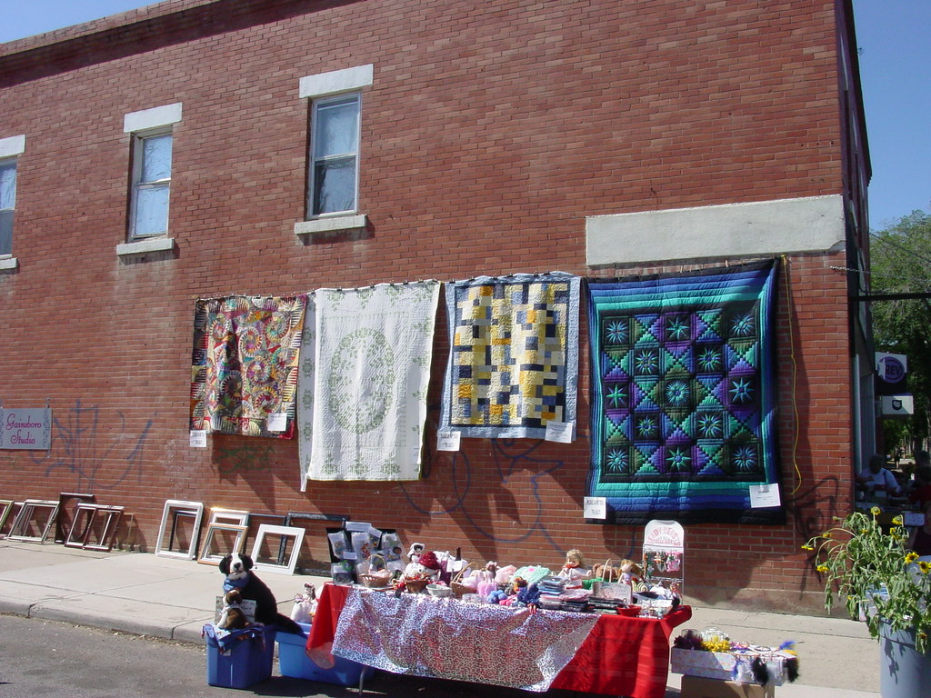 Quilts Summer street fair, Aberdeen and 4th, Medicine Hat,… Flickr