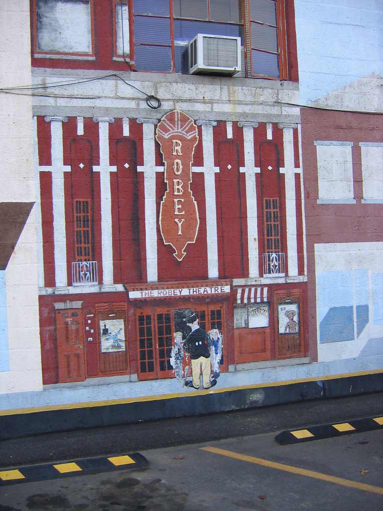 The Robey on the mural at the Spencer WV Wendy's parking l… Flickr