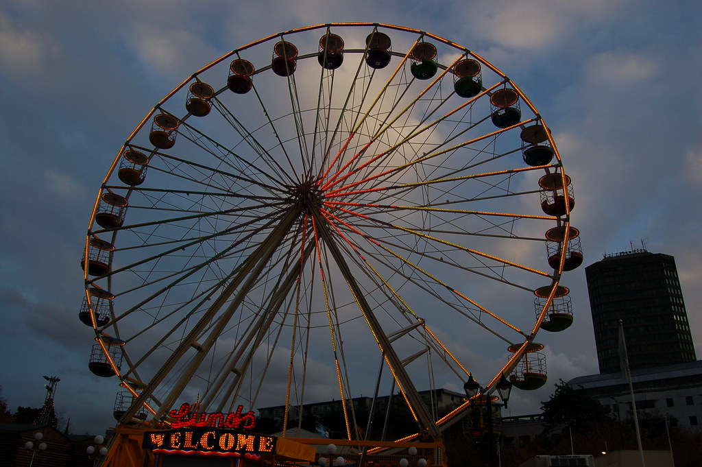The Big Wheel Cardiff's Winter Wonderland. The Christmas