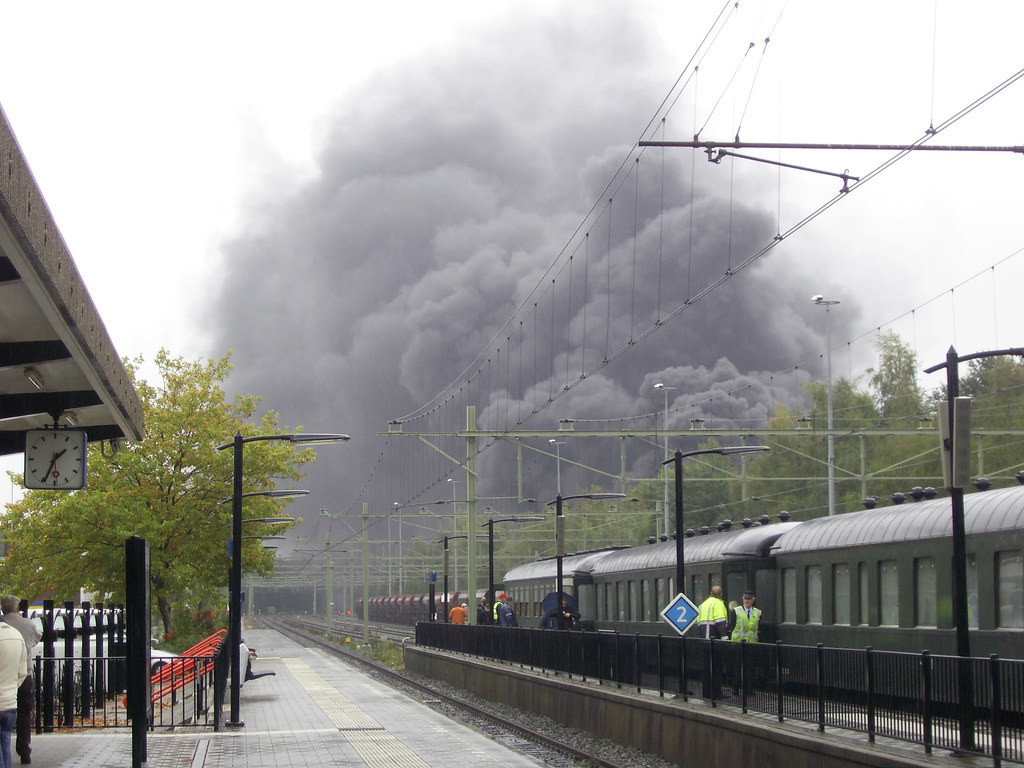 In De Buurt Van Station Oldenzaal Was Brand Uitgebroken...… | Flickr