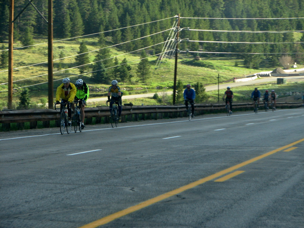 Road biking near Leadville, CO Part of Boom Days. It's Sat… Flickr