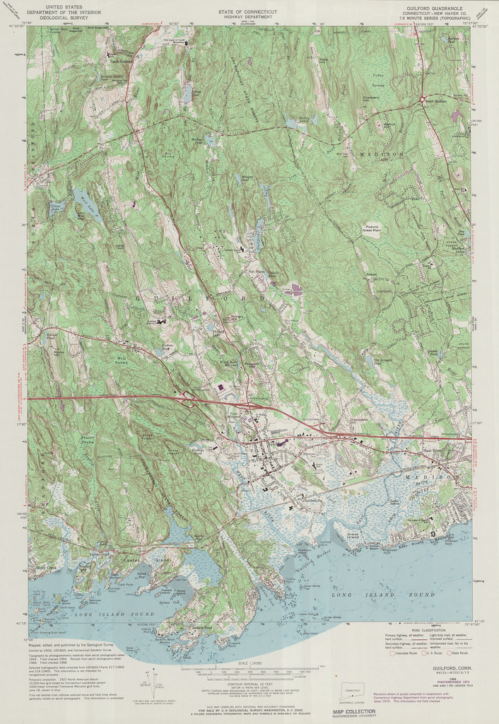 Guilford Quadrangle 1972 USGS Topographic 124,000 Flickr