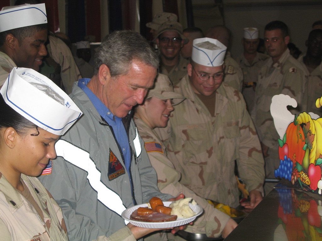IMG_0310 Bush during Thanksgiving 2003. This picture is fr… Flickr