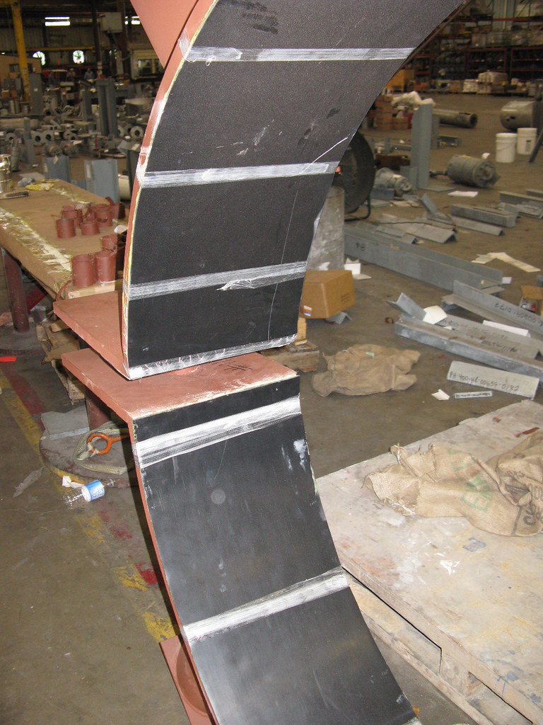 Riser Clamps with Neoprene Lining for 54" FRP Pipe Flickr