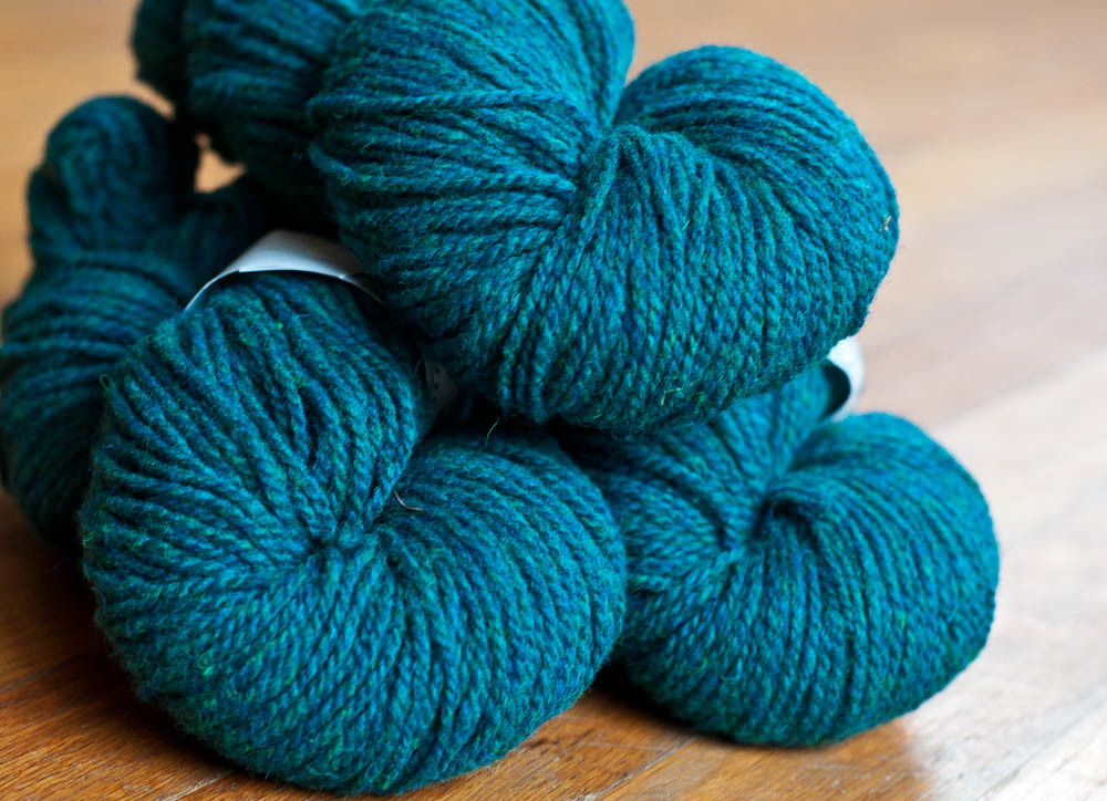 Harrisville Highland yarn for David's Cobblestone Flickr