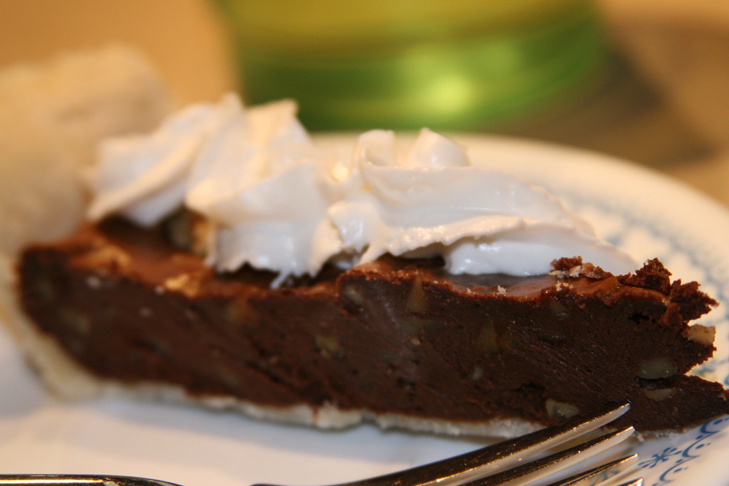 Chocolate pie Caribbean Fudge Pie 1/4 C butter 3/4 C brown… Flickr
