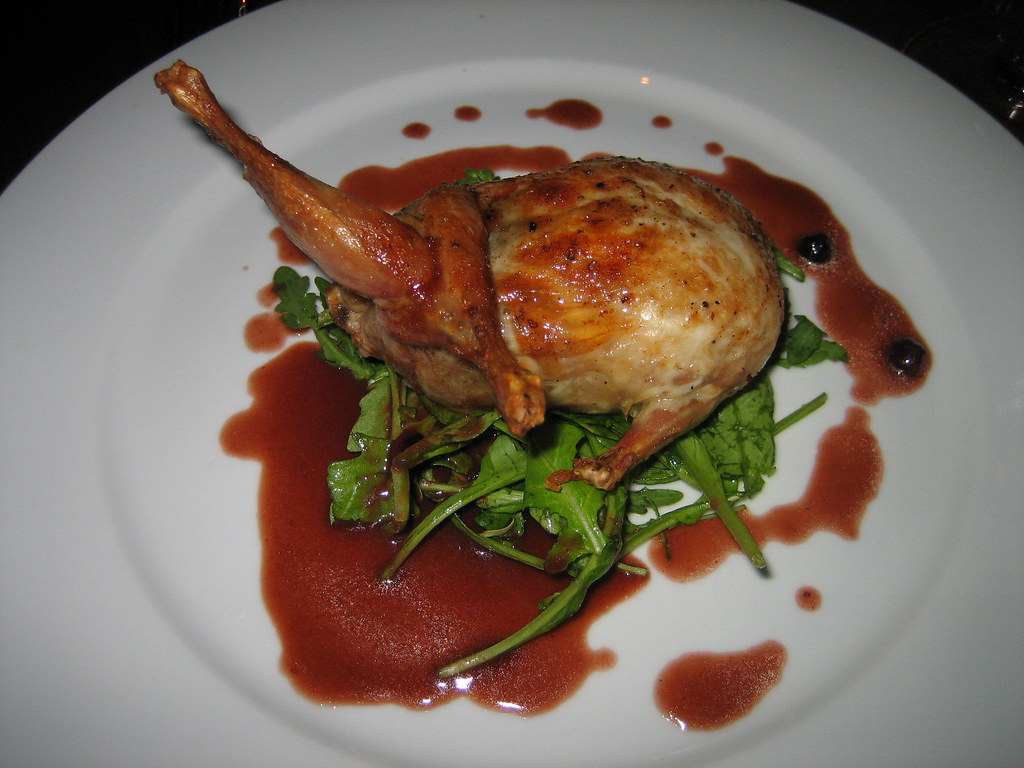 IMG_0581 Third Course Roast Quail with Berry Sauce Wine Pa… Flickr