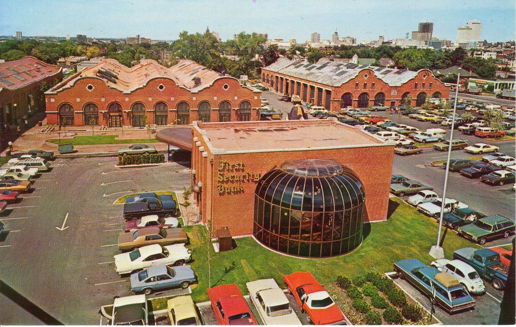 Trolley Square From Tower Postcard 1973? This postcard giv… Flickr