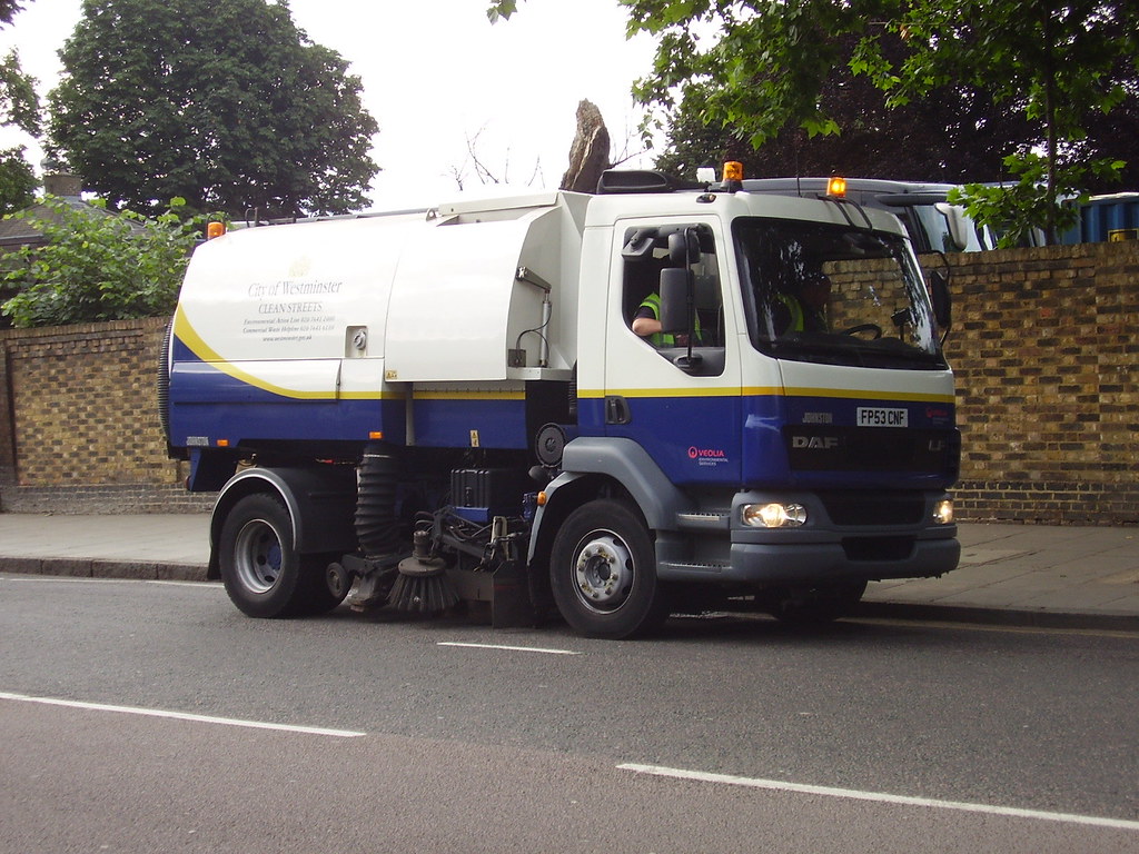 Road Cleaning Machine London V.Vasant Flickr