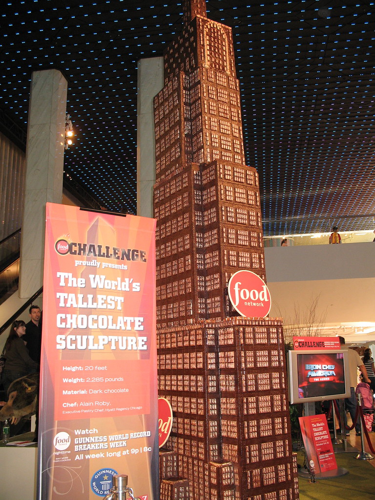 World's tallest chocolate sculpture We wandered into the F… Flickr