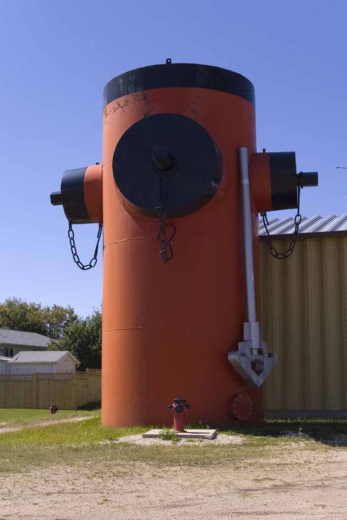 Hydrant 2 Elm Creek MB. The local fire department turned t… Flickr