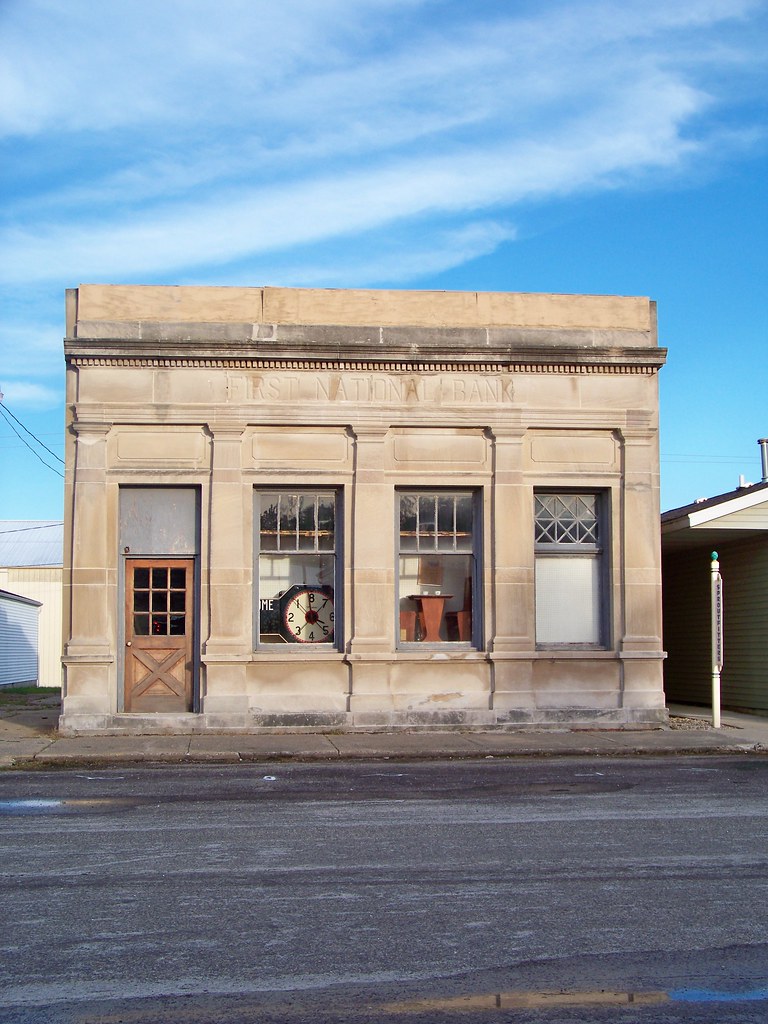 First National Bank building in Ogden Illinois a photo on Flickriver