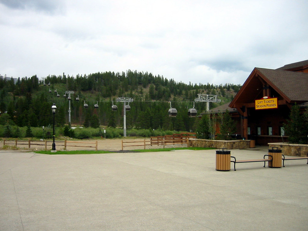 July 2007 Gondola and bus station in Breckenridge, Colorad