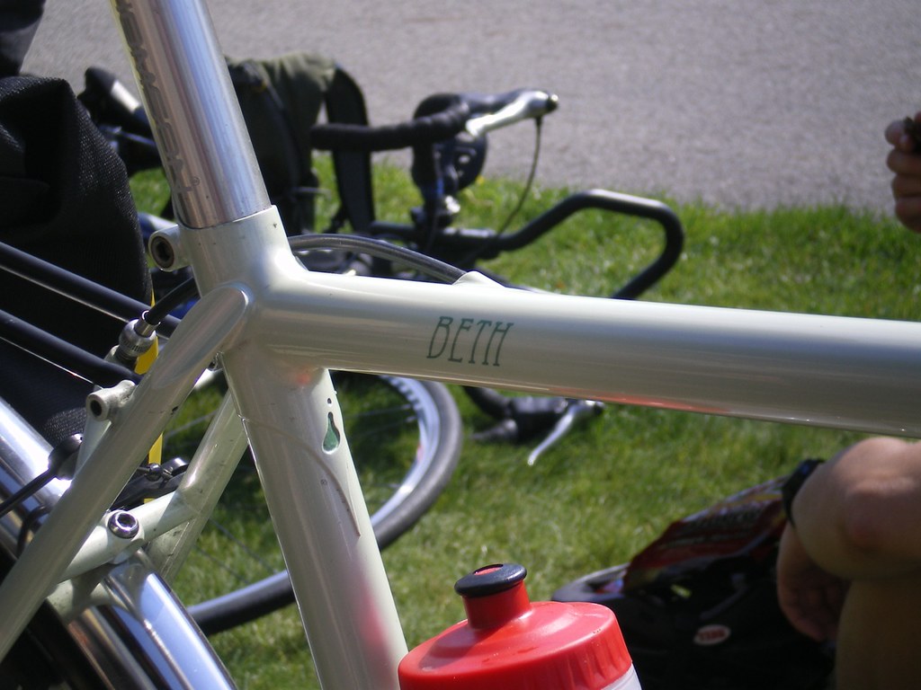 Beth's bike Stopped at the bike shop in Kellogg, ID. Beth … Flickr