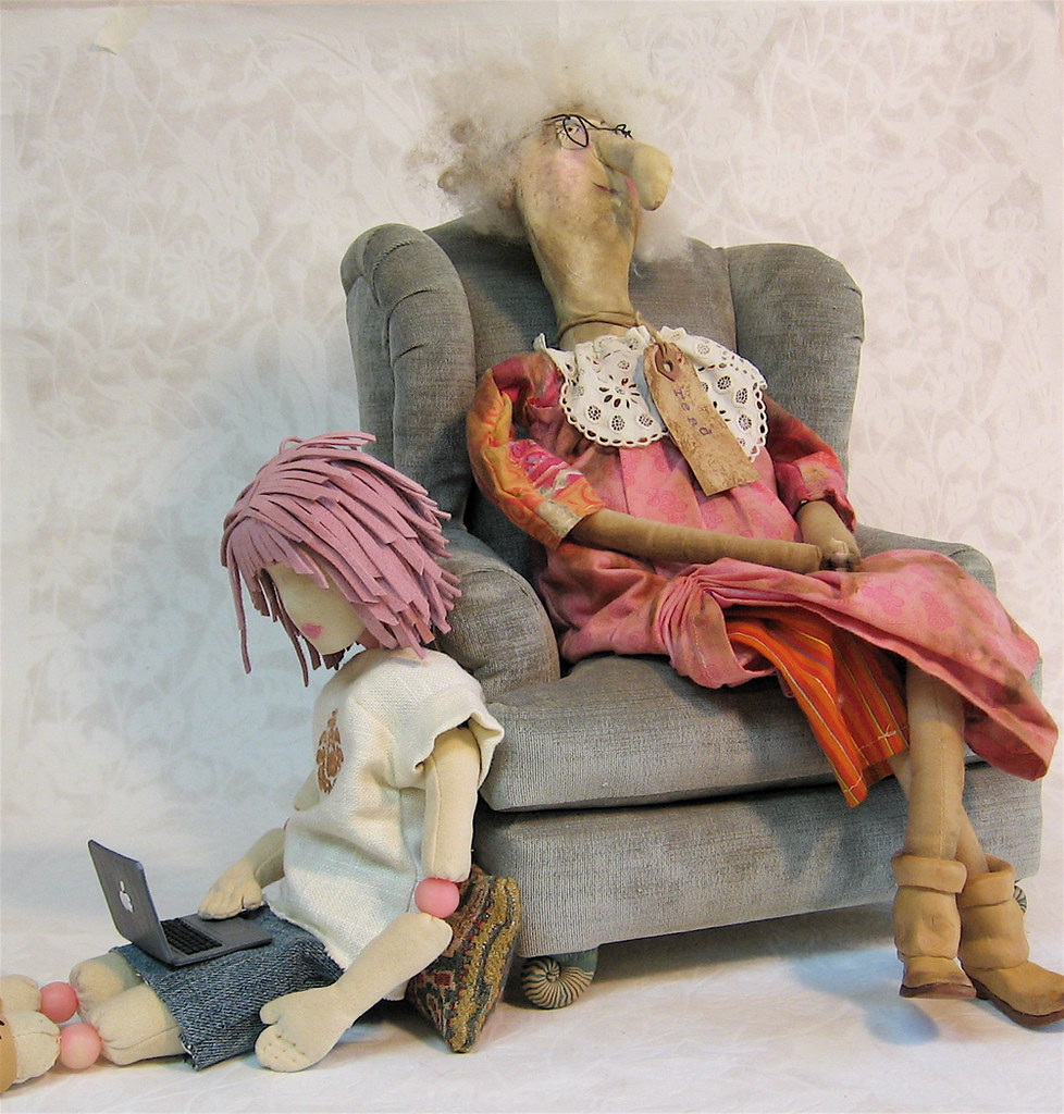 Wing Chair I love wing chairs. So cozy. Loretta and Pinky … Flickr