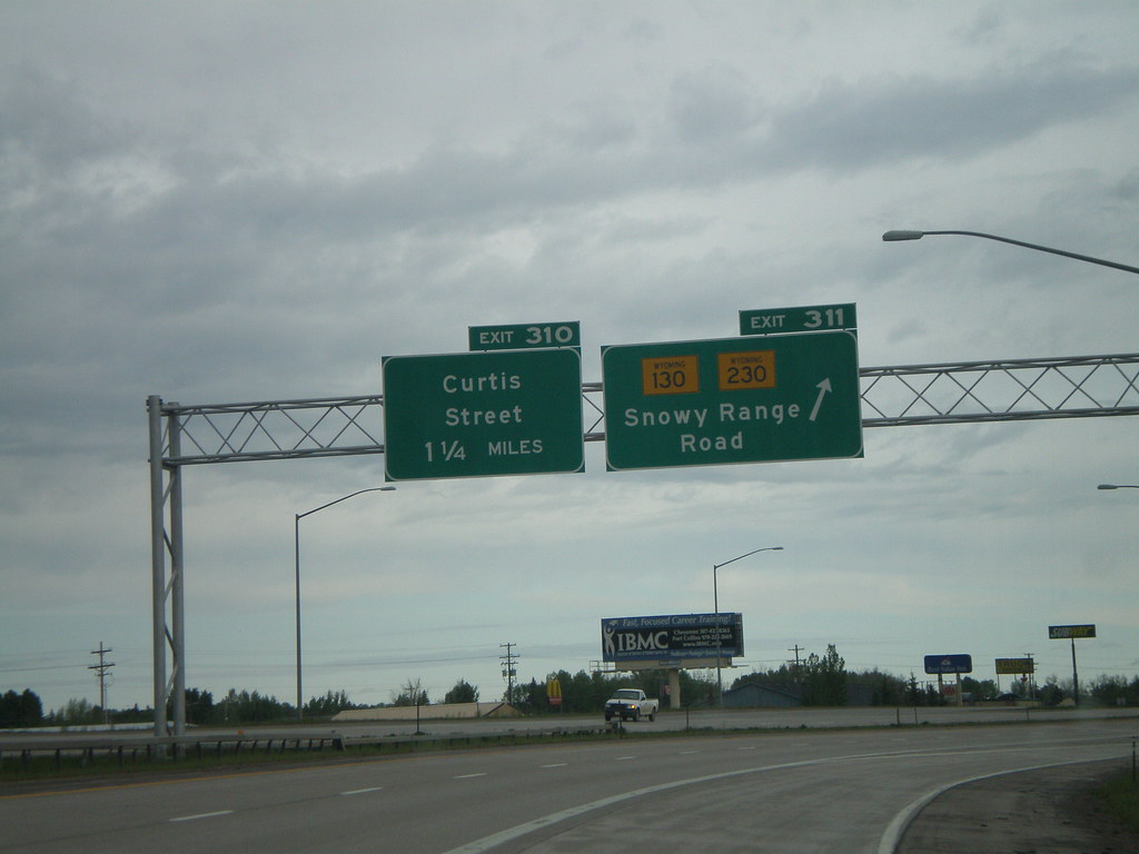 I80 West Exits 311/Exit 310 I80 west at Exit 311, WY130… Flickr