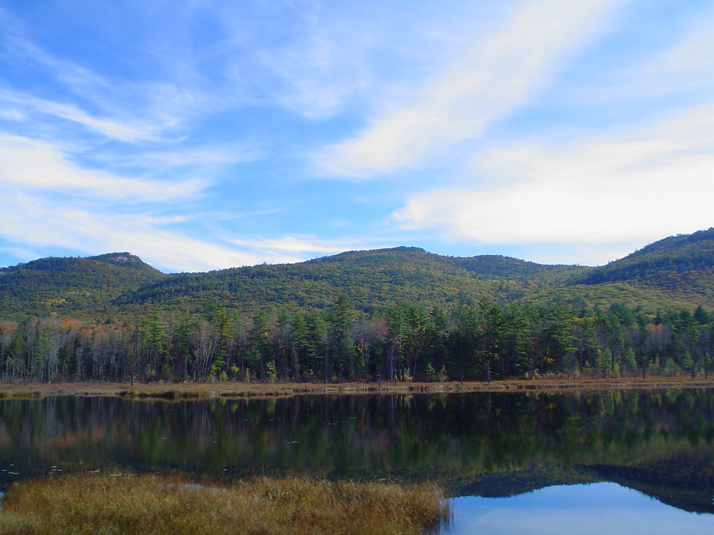 Reflecting Pond A pond in New Hampshire, seen from the Con… Flickr