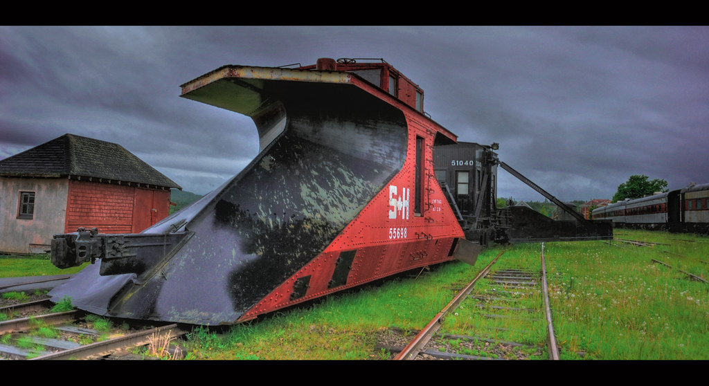 rail snow plow Railway Museum, Hillsborough, New Brunswick… Flickr