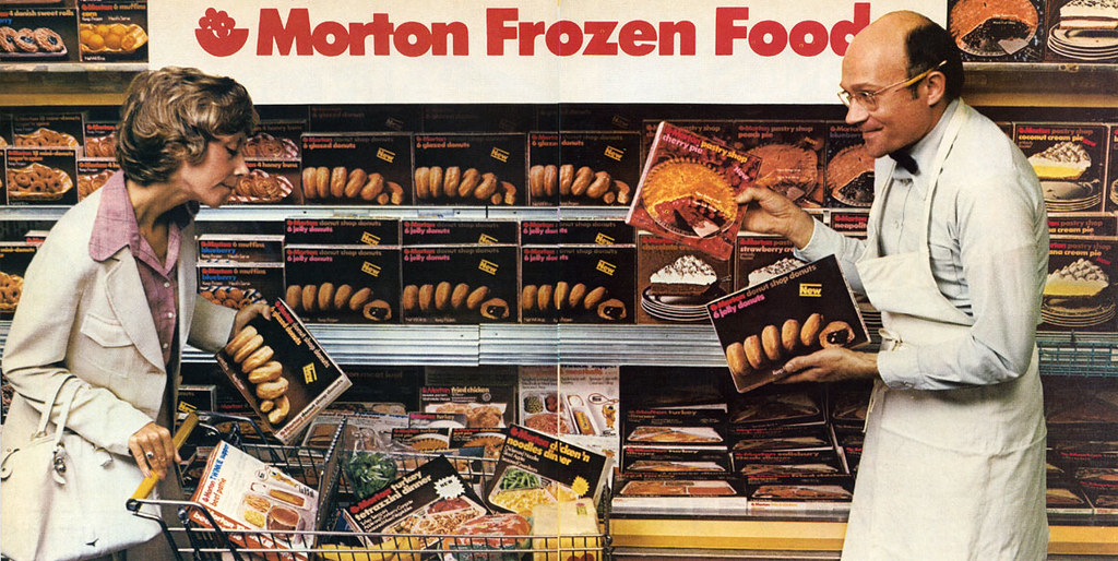 Morton Frozen Food ad 1974 Dan Goodsell Flickr