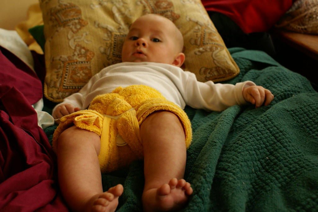 yellow nappy Dana, Liam & Griffin Flickr