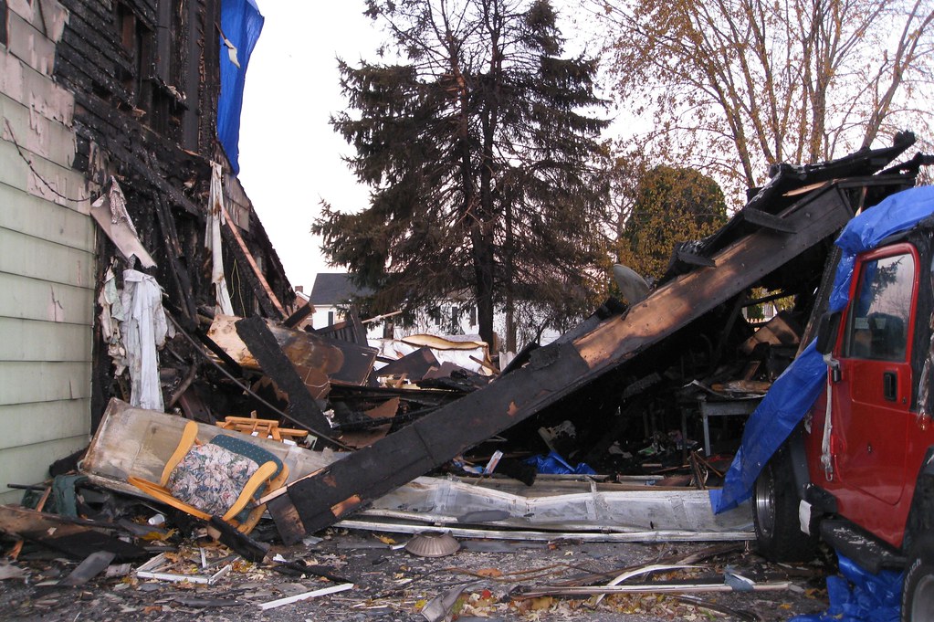 IMG_5026 3 alarm house fire in Catasauqua, PA 4 days lat… Flickr